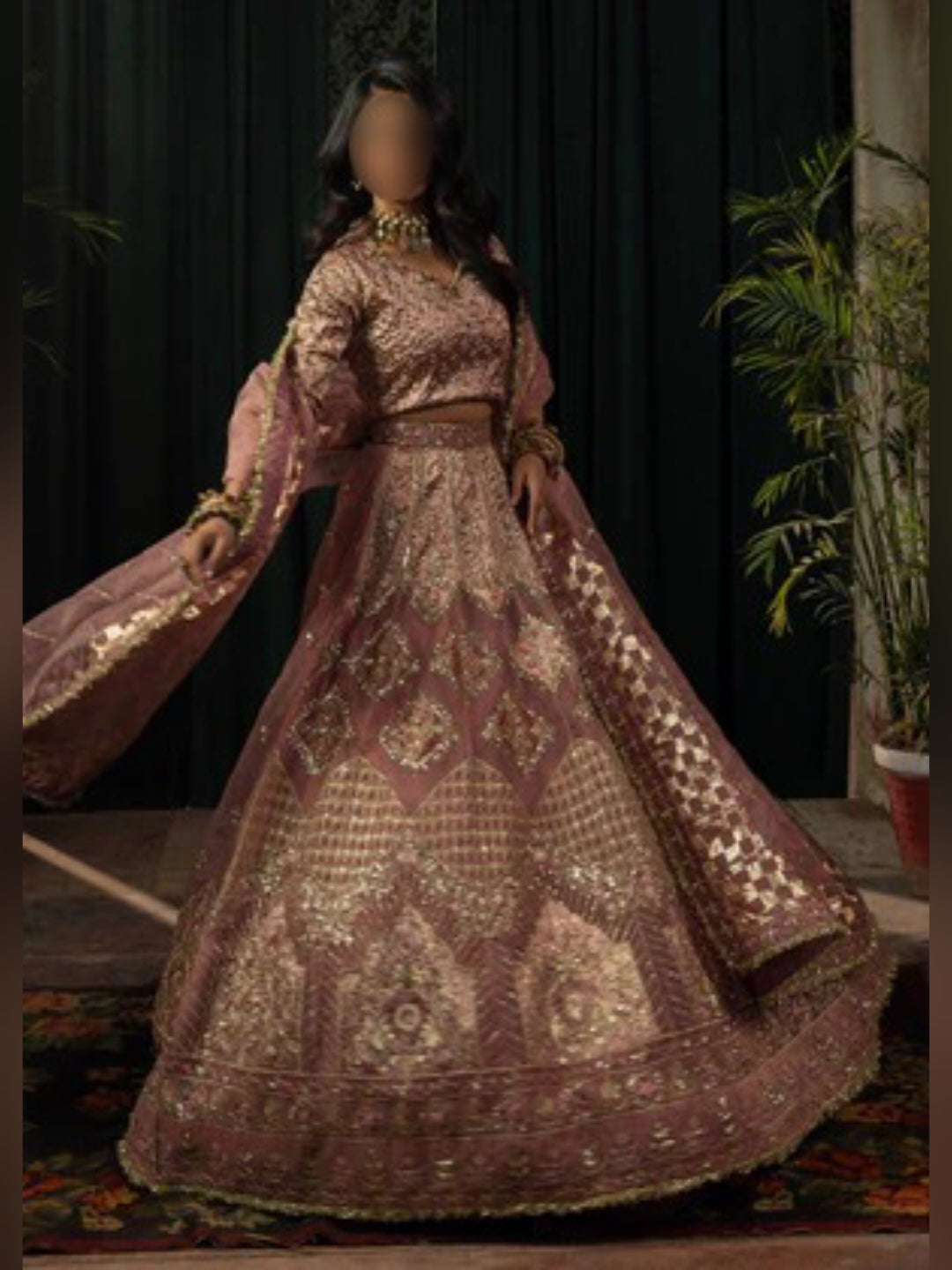 Embroidered Lehnga Choli