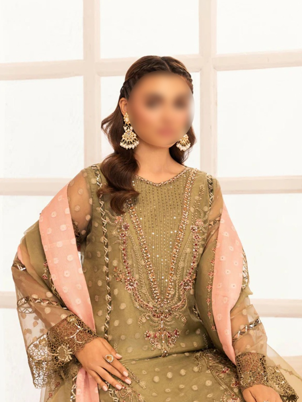Embroidered 3-piece Trendy Salwar Kameez