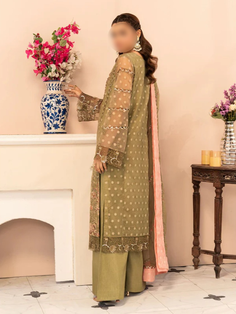 Embroidered 3-piece Trendy Salwar Kameez