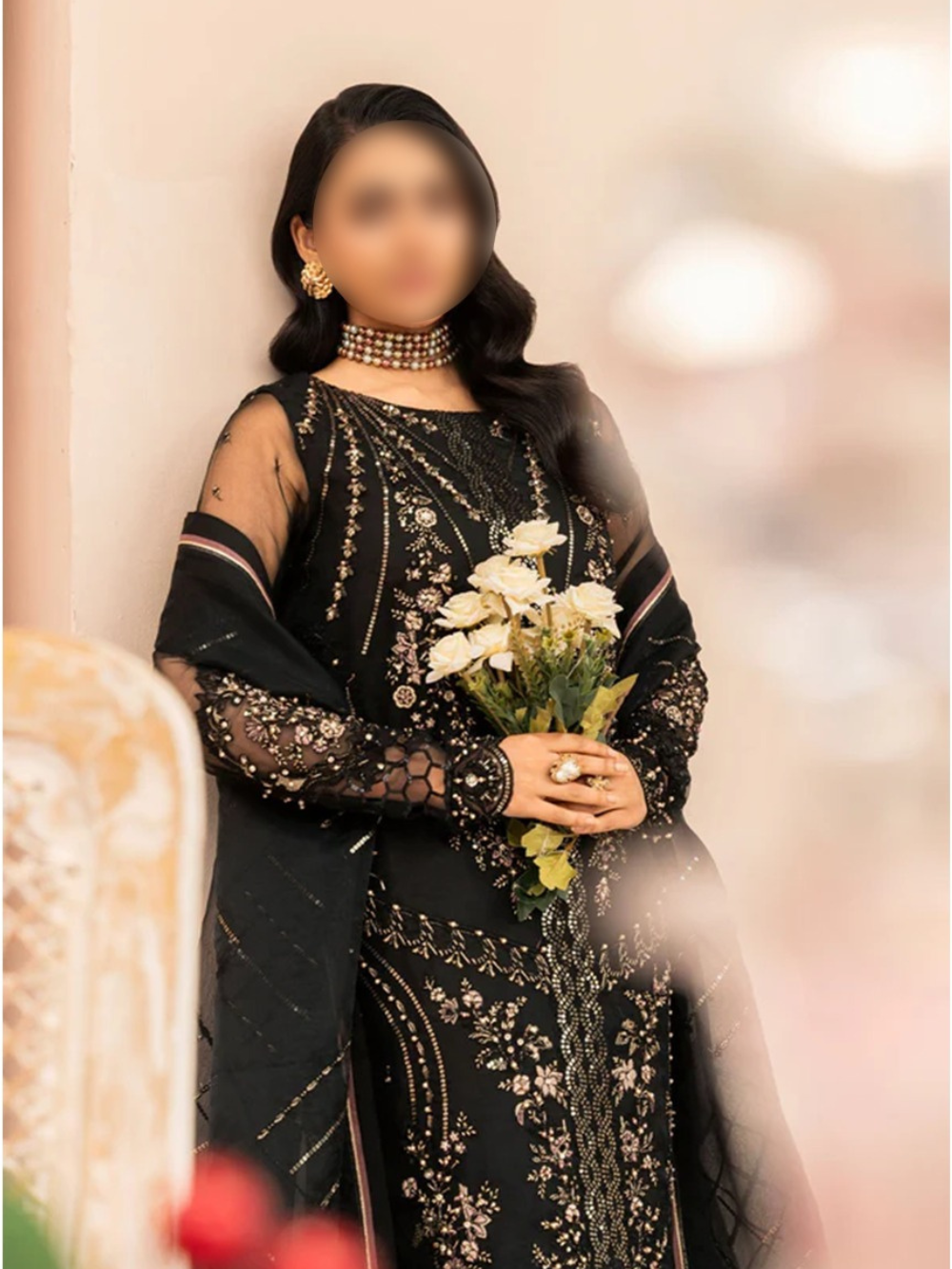 Black Embroidered Kurta Set – Eastern Ready-to-Wear Outfit