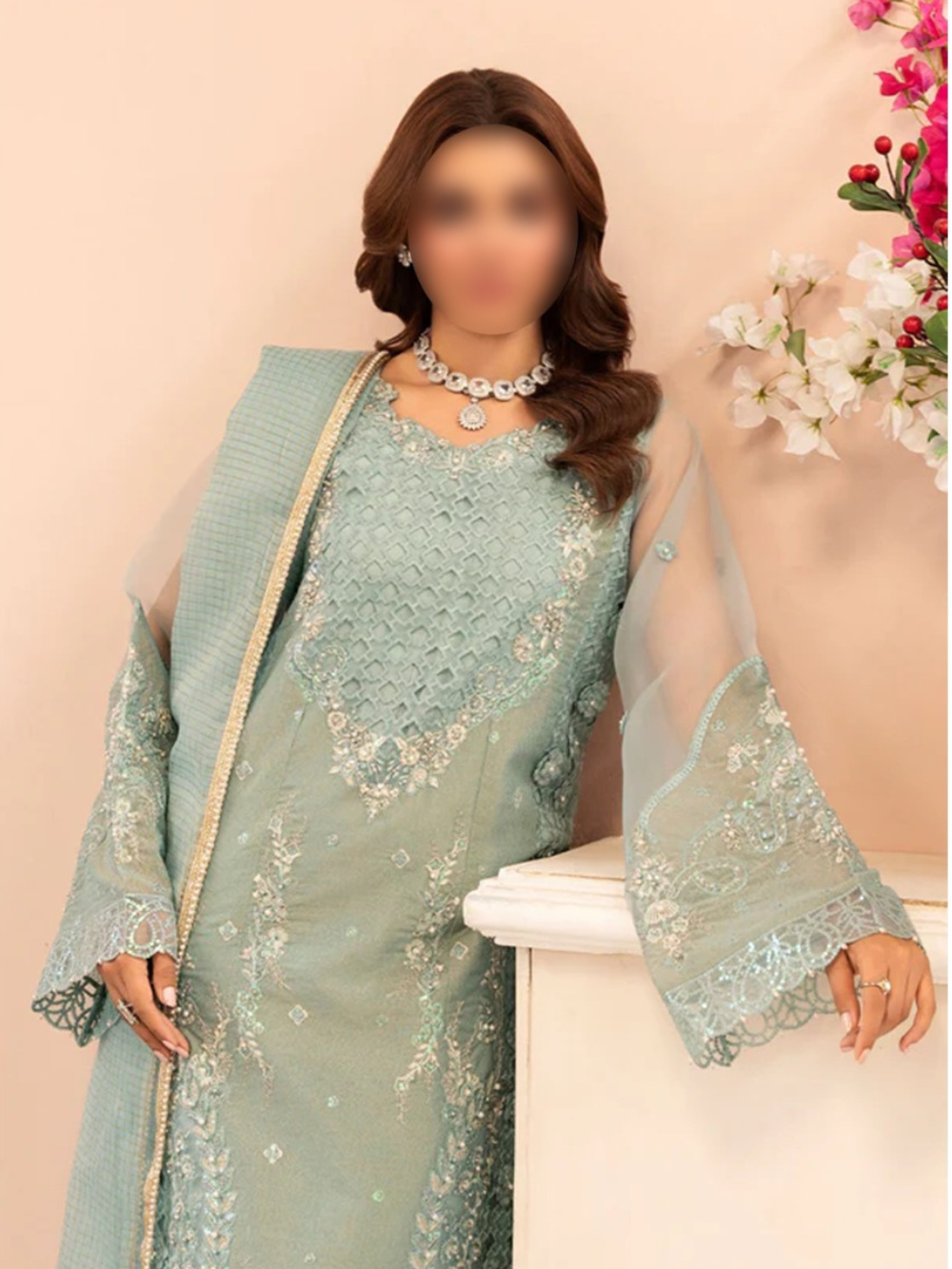 Blue Embroidered Kurta Set – Stylish Eastern Wear