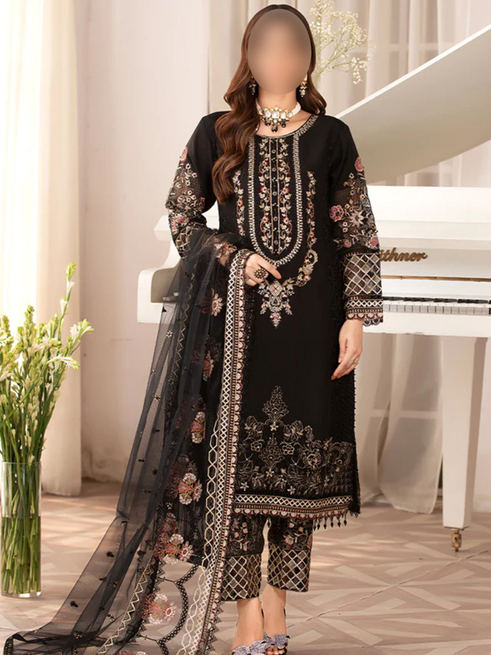 Black Shalwar Kameez