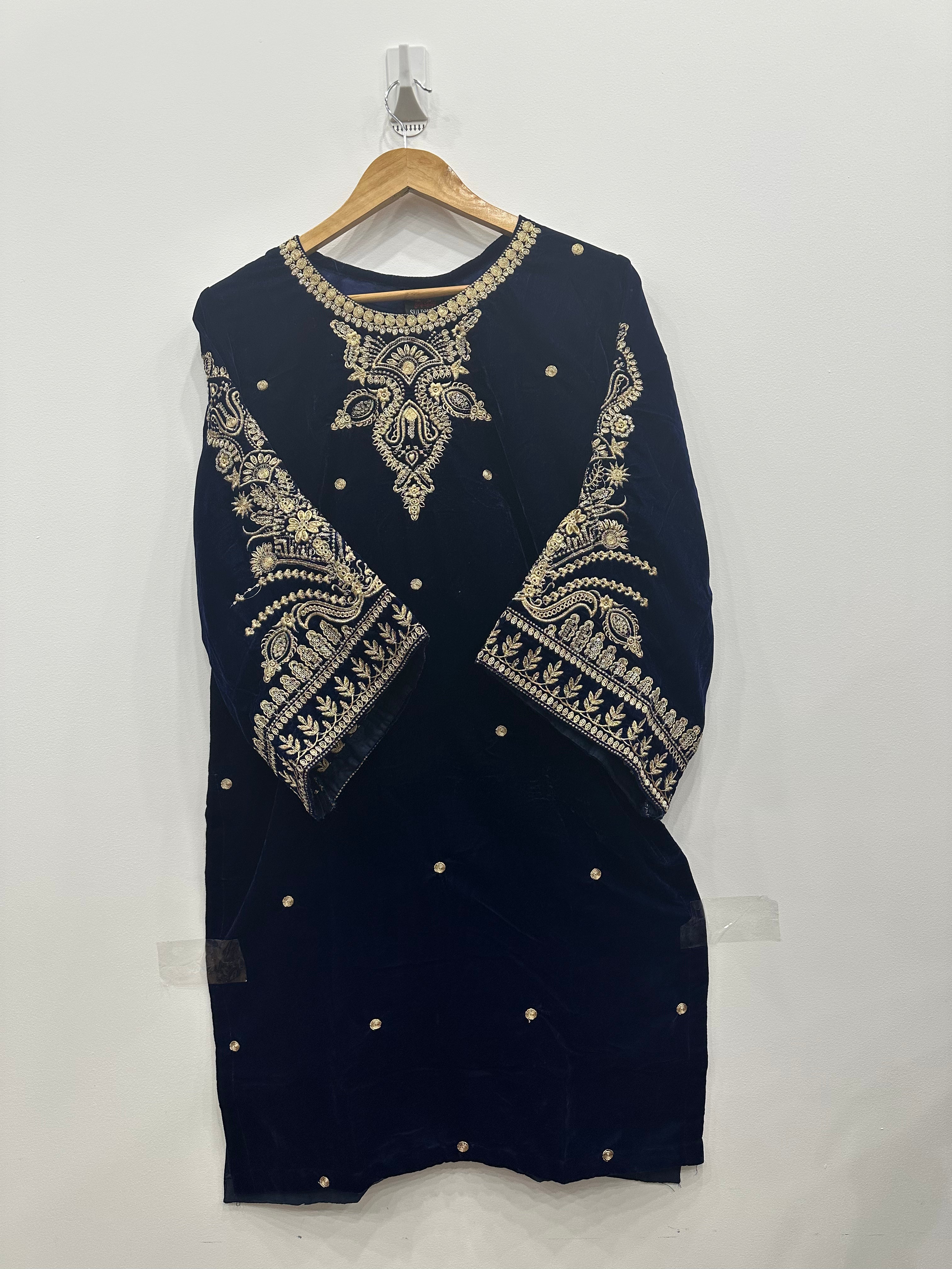 heavy embroidery suit