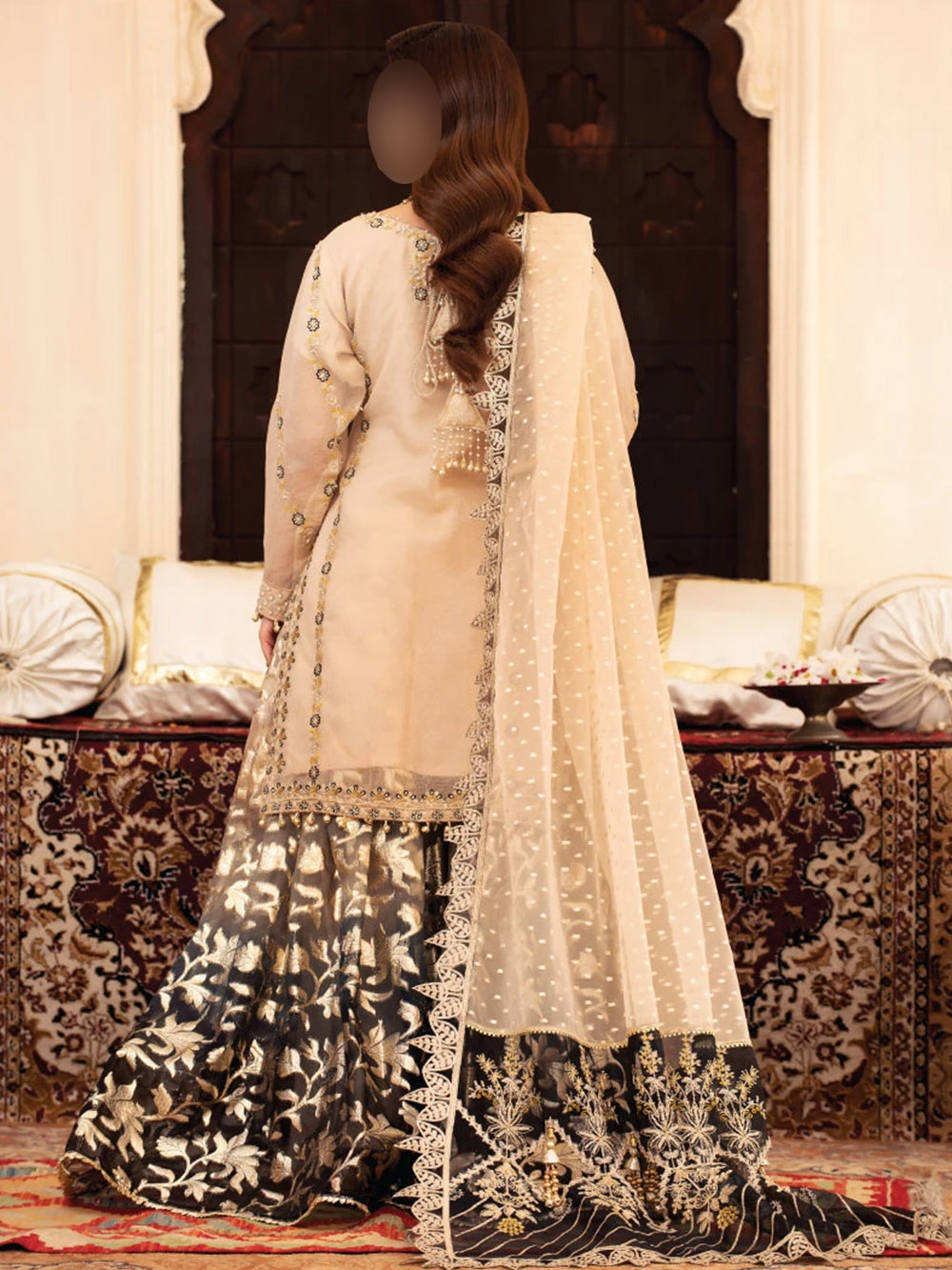 Zari Sharara Set Wedding Dress