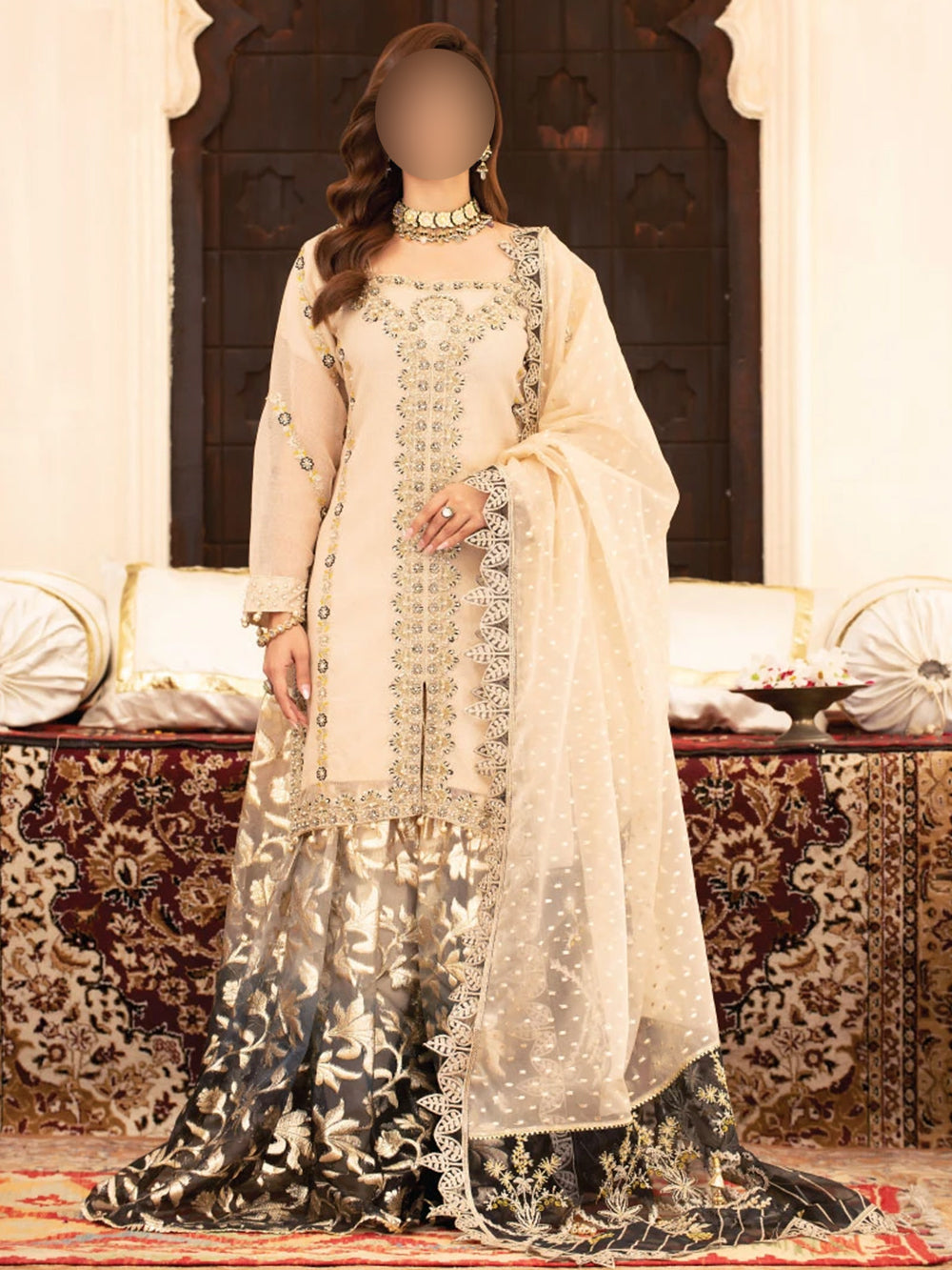 Zari Sharara Set Wedding Dress