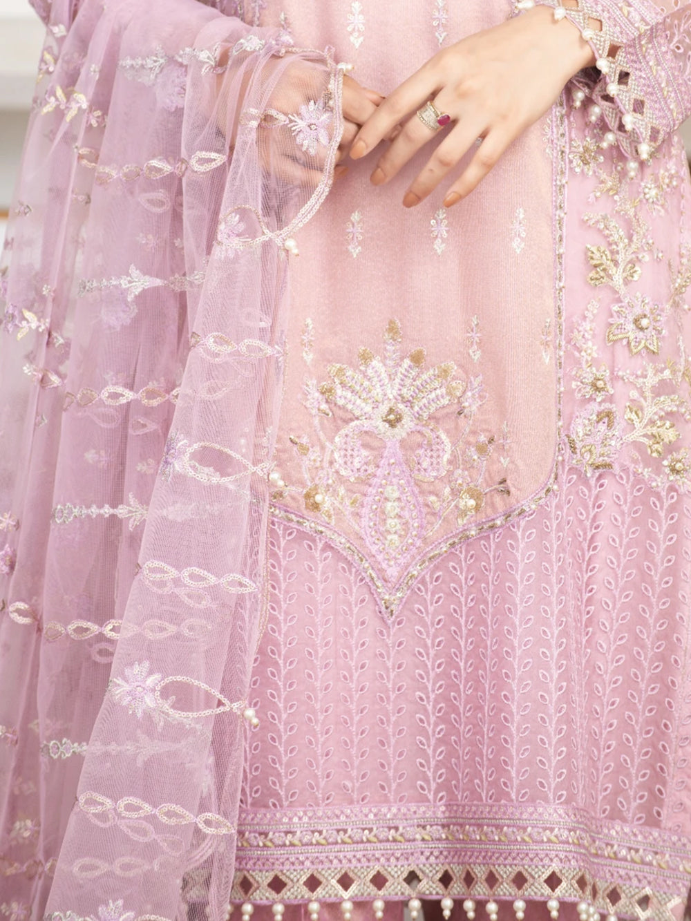 Masoori Embroidered Suit 3Pc Ready to Wear
