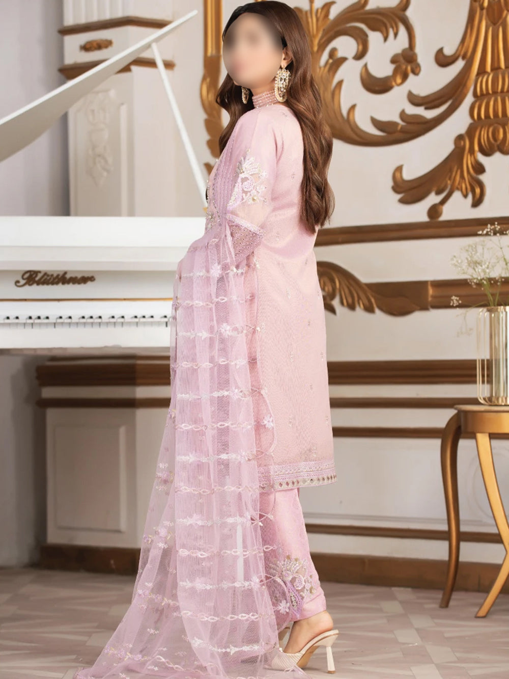 Masoori Embroidered Suit 3Pc Ready to Wear