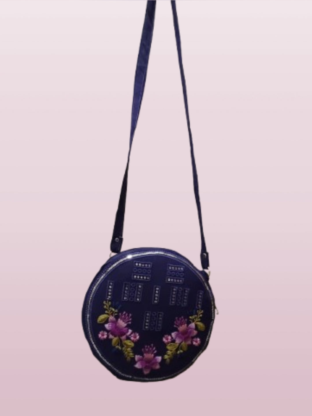 Blue Embroidered Suit
