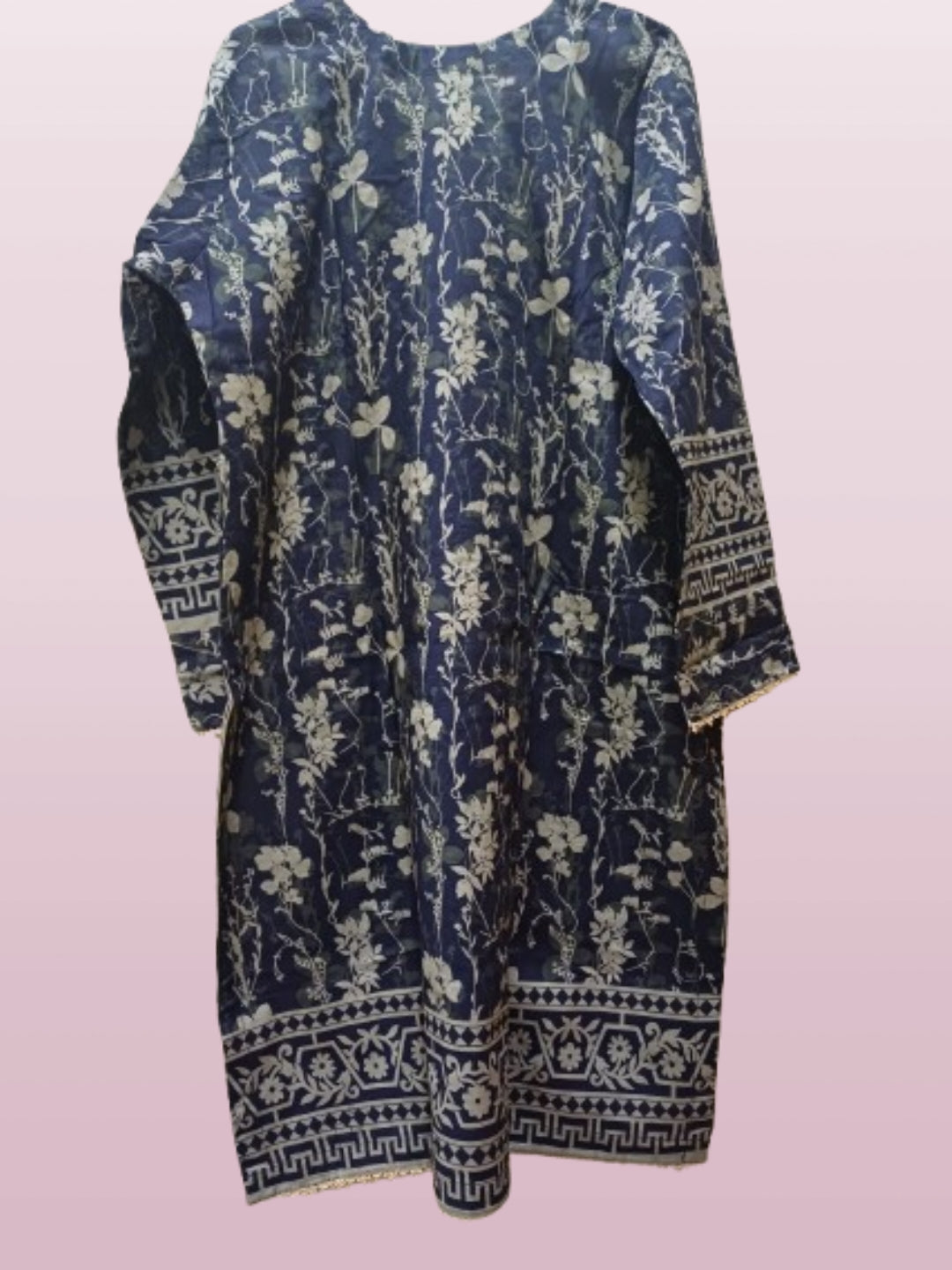 Pakistani 3PC khaddar suit for winter with heavy embroidery