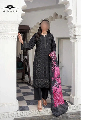 Black Premium Cotton 3-Piece