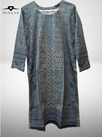 3PC Khaddar Printed Winter Suit