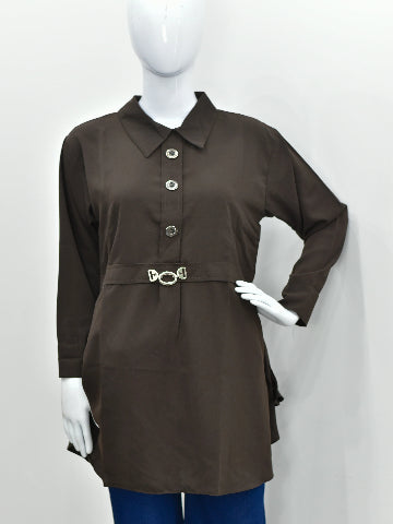 Chiffon Belted Frock