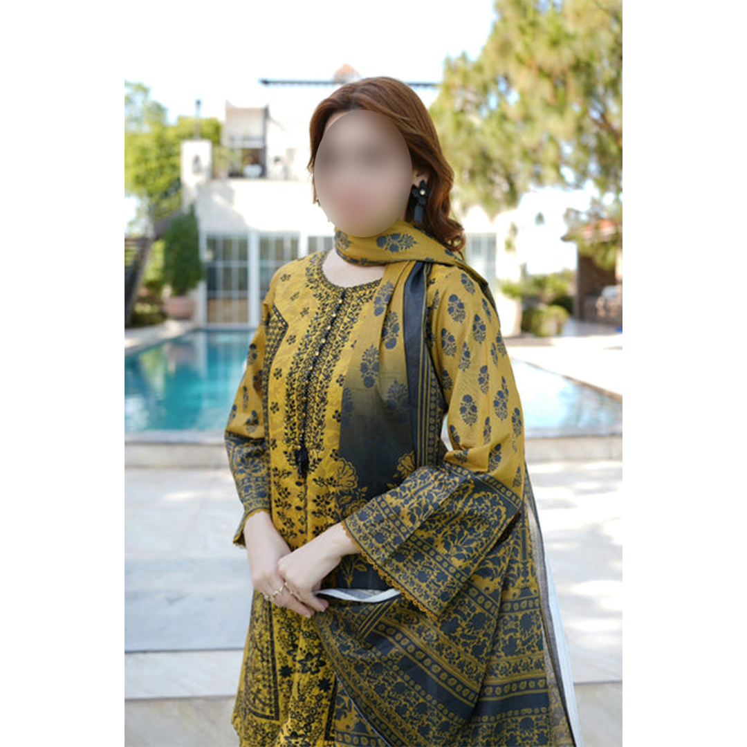 Digital print Farshi Shalwar Pakistani outfit