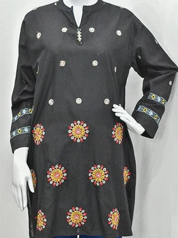 Embroidered Khaddar Kurta