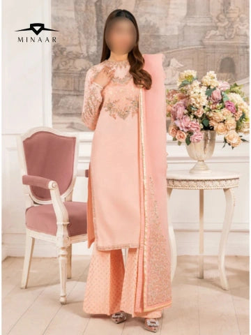 Embroidered Silk Suit