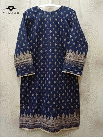 3PC Khaddar Suit with Front Tilla Embroidery & Printed Dupatta — Winter Ready-to-Wear