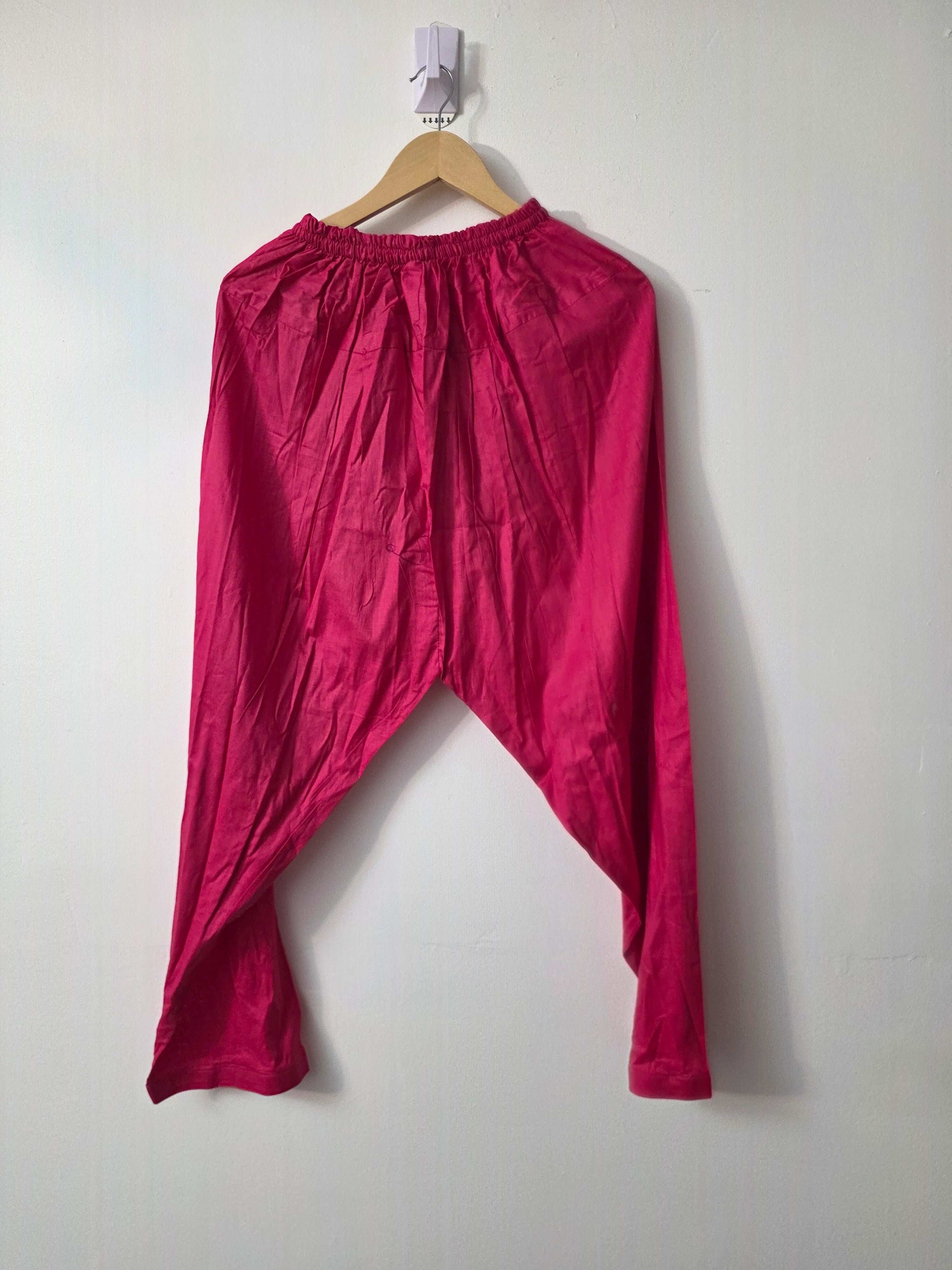 Embroidered pink lawn suit with matching trouser and printed dupatta