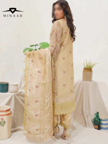 Golden Glow Festive Salwar Kameez With Dupatha Set