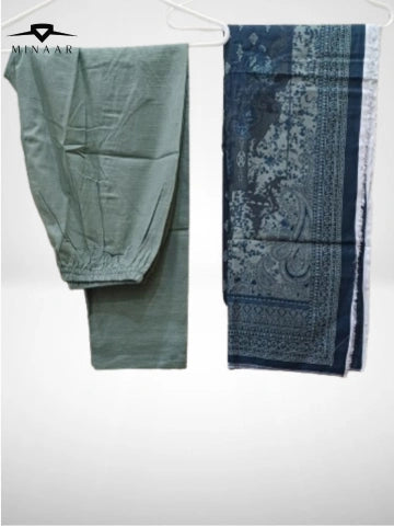 3PC Khaddar Printed Winter Suit