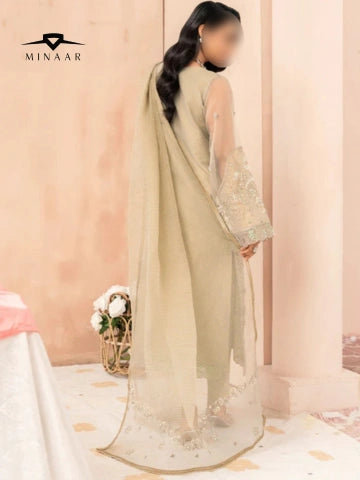 Grey Embroidered Kurta Set – Modern Eastern Fashion