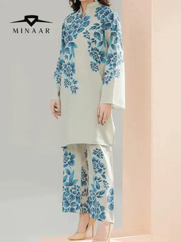2-Piece Printed Co-Ord Set – Premium Crepe Summer Collection