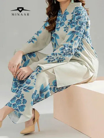 2-Piece Printed Co-Ord Set – Premium Crepe Summer Collection