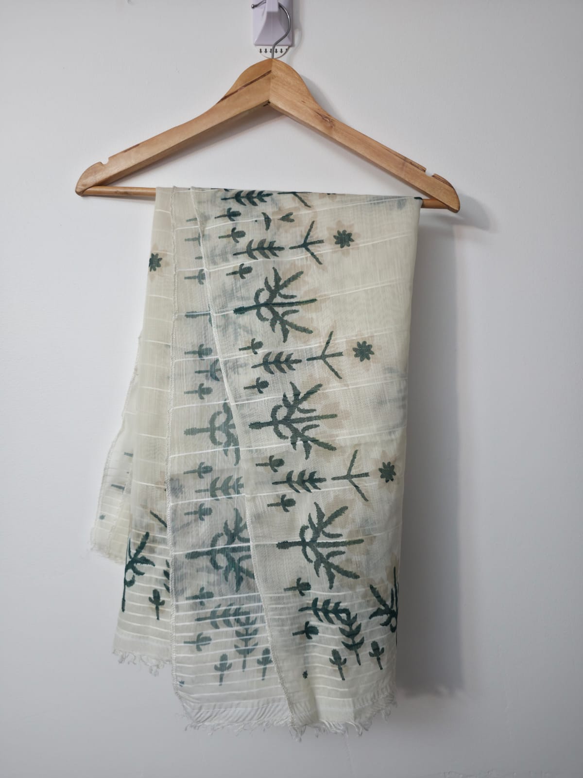 printed diamond dupatta