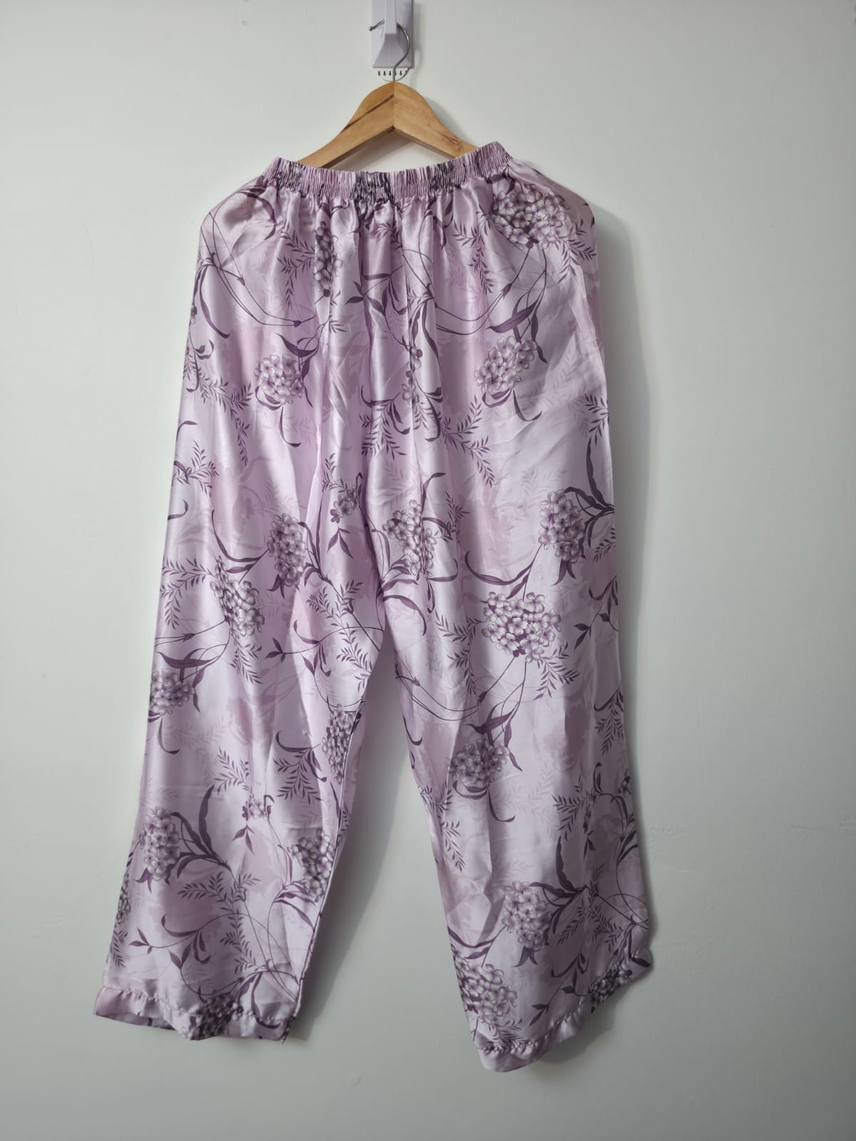 printed silk trouser
