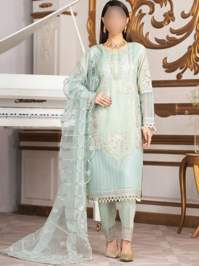 Aqua Shirt , Shalwar Kameez